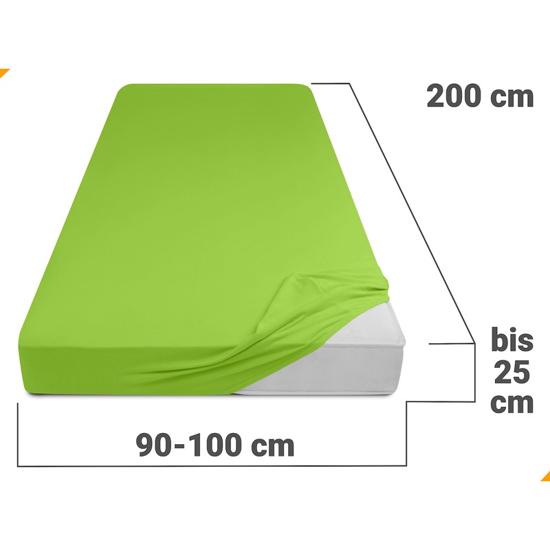 Classic Jersey Fitted Sheet Available In 34 Colours and 6