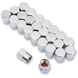 K&L Supply Valve Stem Caps Chrome 25 Pack 32-8196