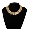 Chunky Gold Necklace for Women Punk Statement Necklaces Trendy Thick