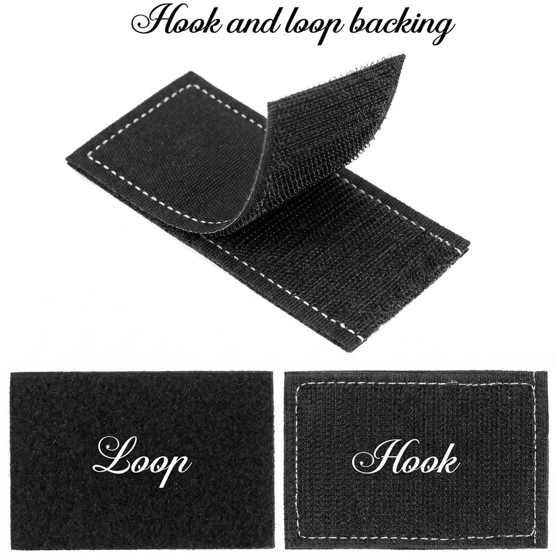 Oh Lawd He Treading Cat Snake Patch Hook and Loop