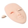 Lash Mannequin Head Eyelash Extension Practice Doll Head with 3