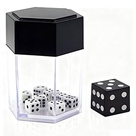 MOMOMAGE Dice Bomb Magic Tricks Explode Explosion Dice Magic Props for Magicians Close up Street Illusions Gimmicks Mentalism Novelty Funny (Black)