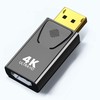 DisplayPort to HDMI Adapter 4K@30Hz, DP-HDMI Adapter 4K Gold Plated
