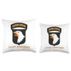US Army 101ST AIRBORNE Throw Pillow