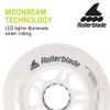 Rollerblade Moonbeam - Rueda LED de 72 mm/82 A, Paquete