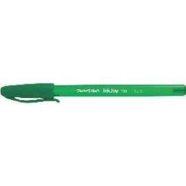 Paper:Mate InkJoy 100 Ballpoint Pen Green Pack of 12