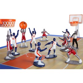Kaskey Kids Basketball Guys - Inspires Imagination with Open-Ended Play - Includes 2 Full Teams and More - For Ages 3 and Up by Kaskey Kids