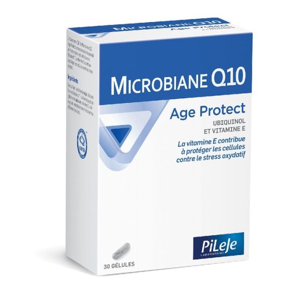 Pileje Microbiane Q10 Age protect 30 gélules anti-oxydantes