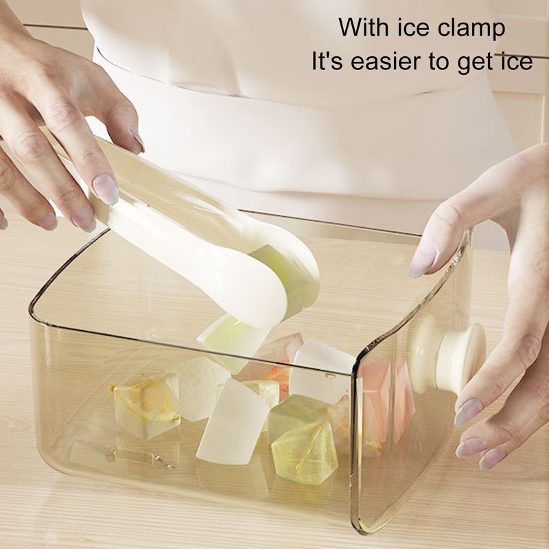 Press Ice Cube Mould Large Capacity One Button Release Ice