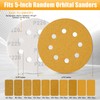 Maxdot 200 Pcs 5 Inch Sanding Discs 8-Hole Hook and