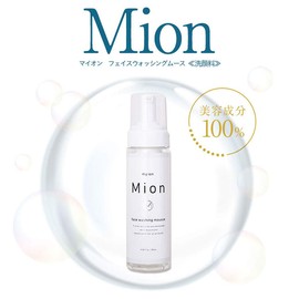 MION Facial Cleansing Foam, Foam, Alkaline Ionized Water, Facial Cleansing, Strawberry Nose, Electrolyzed Water S-100 Formulation, 100% Beauty Ingredient, Capacity 6.3 fl oz (180 ml)