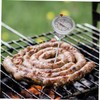 STOBAZA 1pc Stainless Steel Barbecue Thermometer Dial Baking Thermometer for