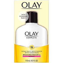 Olay Complete Moisturizer Normal Spf#15 4 Ounce (118ml) (2 Pack)