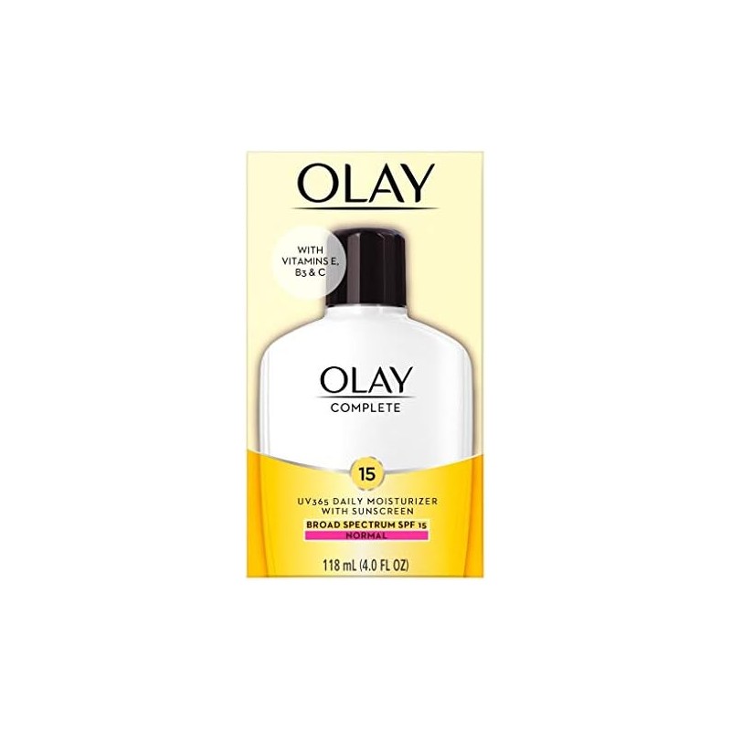 Olay Complete Moisturizer Normal Spf#15 4 Ounce (118ml) (2 Pack)