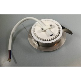 LICHT DISCOUNT LED Spotlights Bathroom White 5 W LED Recessed Spotlight 60 mm Hole Size Bathroom Recessed Light Warm White 230 V IP44 Splashproof Bathroom Ceiling Spotlights Ceiling Spotlight 30 mm