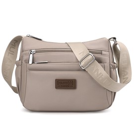 WITERY Nylon Crossboby Bags for Women Waterproof Shoulder Bag Medium Size Purse for Women Lightweight Pocketbooks Ladies Purses and Handbags Casual Travel Hobo Tote Messenger Bags