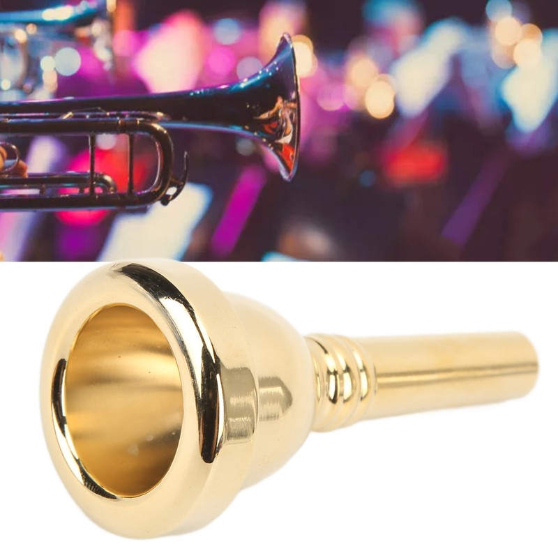 Trombone Mouthpiece Alto Mouth Piece Copper Instrument Accessory Replacement PartGold