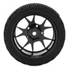 4Pcs Rubber Tires Aluminum Alloy Exquisite Simple Installation Tyres for