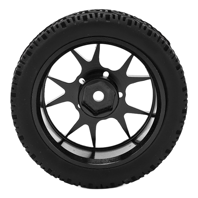 4Pcs Rubber Tires Aluminum Alloy Exquisite Simple Installation Tyres for