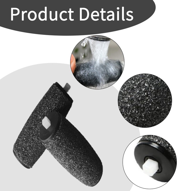 12 Pcs Foot File Replacement Rollers, Extra Coarse Refill Rollers