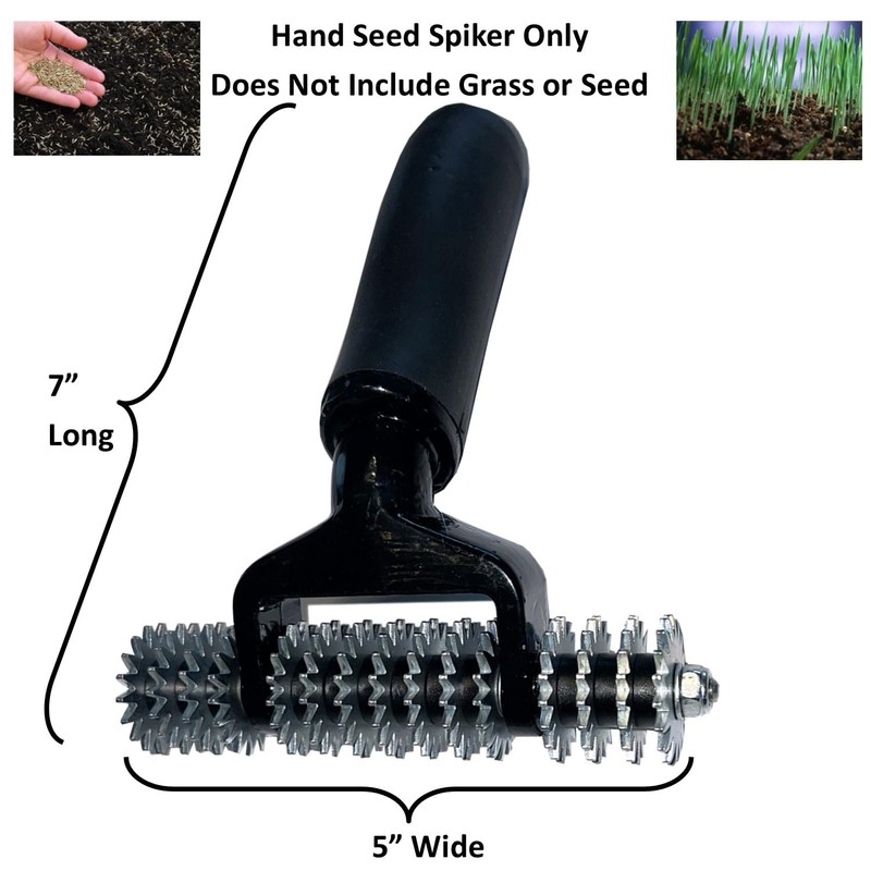 Keyfit Tools Hand Seeder Spiker Tool Grass Seed for Small
