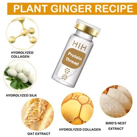 Soluble protein thread, nano gold essence combination, combination of soluble protein thread, reverse collagen serum for face, absorbent collagen thread, fine reduction (A)