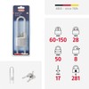 ABUS Titalium 64TI/50HB60-150 padlock with high, extendable shackle - cellar