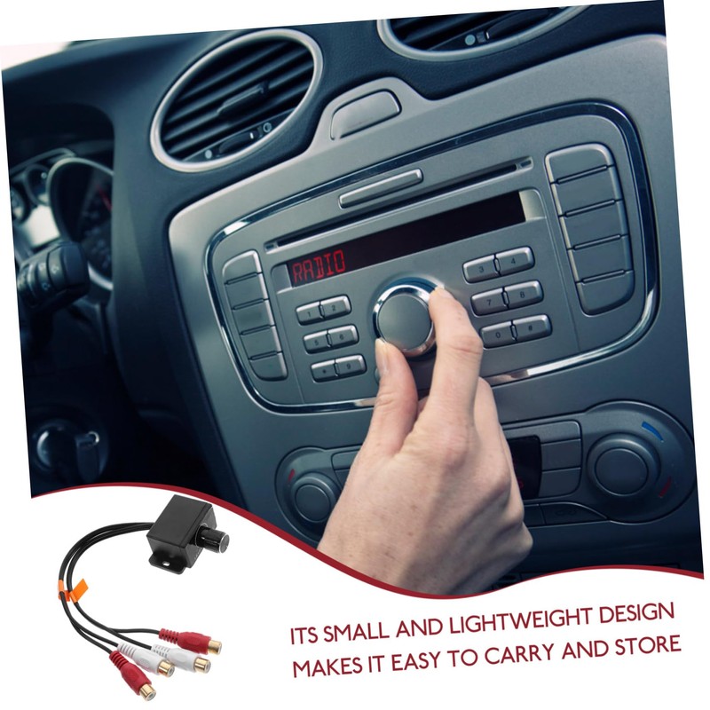 GRIRIW Bass Knob for Car Audio Universal Amplifier Level Controller