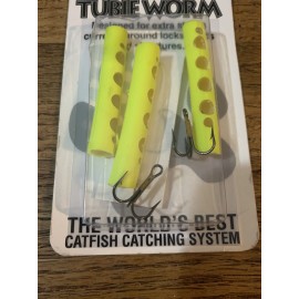 Unbranded (1) Junnies Cat Tracker Tubie Worm Yellow