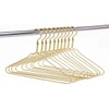 Beautiful Gold Aluminum Metal Suit Hangers Heavy Duty Coat Hangers