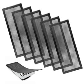 6 Pack Floor Vent Covers 4"x10" Magnetic - Air Vent Filters Mesh Screen Dust Filter Vent Register Deflectors for Home HVAC AC Grilles & RV Vents - Strong Hold Washable
