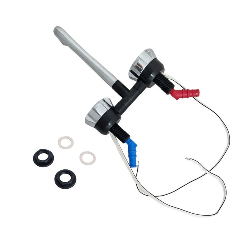 Mixer Tap Hot & Cold Chrome Folding Spout 12v Micro