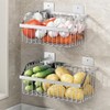 2 Set Fruit Basket for Kitchen, Pantry Kitchen Organizers and