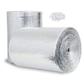 Reflective Insulation Double Bubble Sheet ROLL for Window 4FT X 5FT + Adhesive