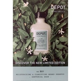 DEPOT 501 Moisturising & Clarifying Beard Shampoo