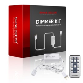 Shine Decor Dimmer Controller Pack with Remote for All Shine Decor LED Strip Lights & LED Neon Rope Lights