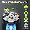 Portable Blender 17oz, USB-C Rechargeable Personal Smoothie Maker with 8