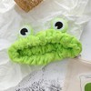 Green Headband Wide-brimmed Elastic Makeup Hair Band Non Slip Washing