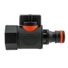 16mm Barbed Straight with BSPF-Quick Connect Valve & Hose Connector