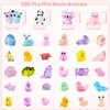 200 Pcs Mini Resin Animals Variety Pack Miniature Animals Figurines