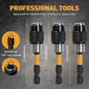 ELEAD 3-Piece Quick Change Bit Holder, 1/4" Magnetic Hex Shank