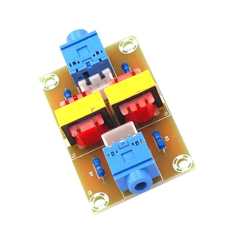 Hailege XH-M372 Stereo Audio Isolator Current Noise Isolation Transformer Coupler