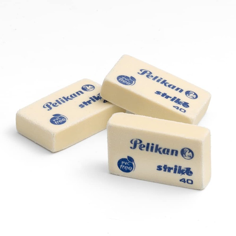Pelikan Goma De Borrar Strike con 40 Piezas