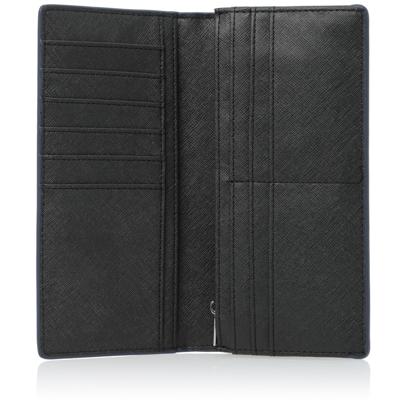 Admiral ADLI-02 Men's Bifold Long Wallet, Business, I-Shaped Zipper, Coin