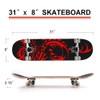 ChromeWheels 31 inch Skateboard Double Kick Skate Board Cruiser Longboard