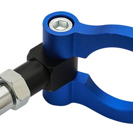 MG Pro-industry Heavy Duty Front & Rear Bumper Screw on Tow Hook Kit Compatible with Mazda MX5 Miata 2006-up (Blue)