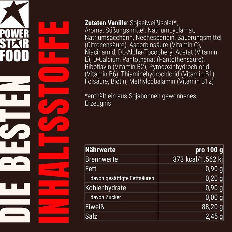 Incomparable Superb Flavour, Pure Vegan SOY Protein Isolate, Soy 90