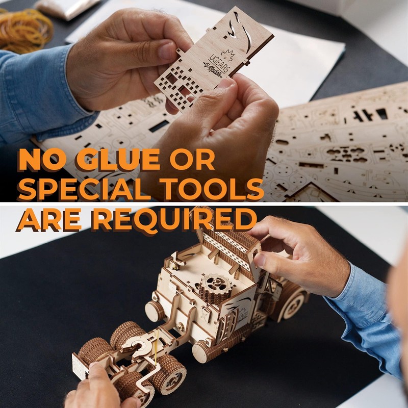 UGEARS Heavy Truck 3D Wooden Puzzles for Adults - Wooden