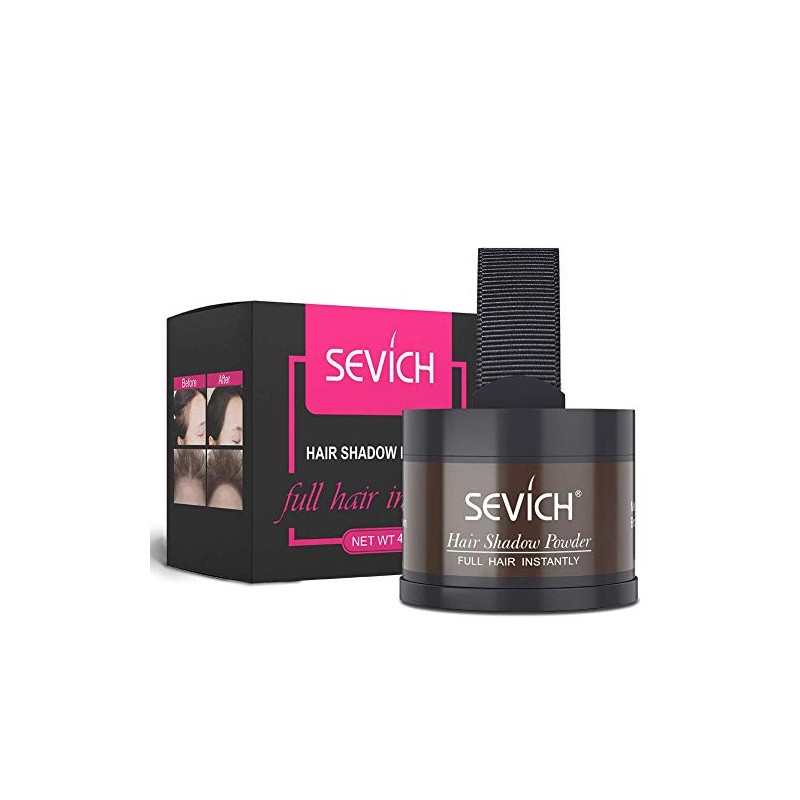 Sevich Maquillaje Polvo Instant Cubre Canas Raiz Cafe Medio