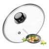 TH2010 Tapa Cristal Templado Sarten Cazuela Olla Salida Vapor 34cm